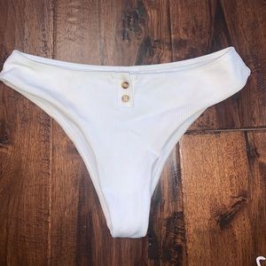 RIBBED BIKINI BOTTOM